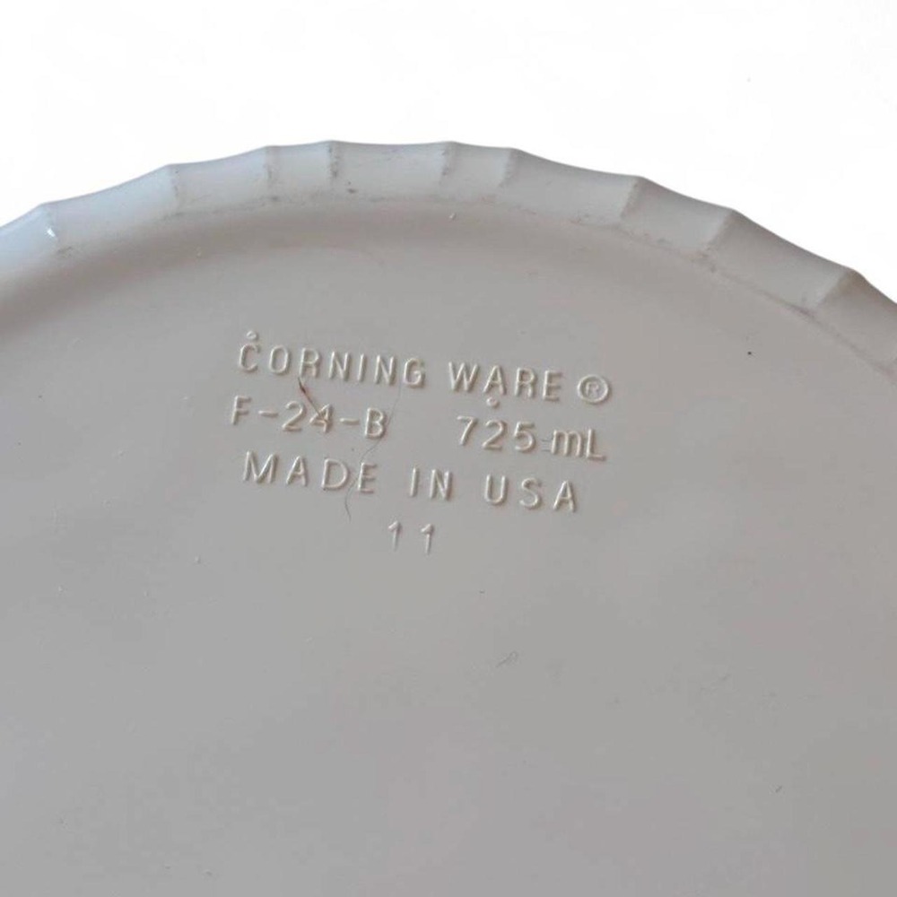 CorningWare French White F-24-B 725 mL Round Souffle Casserole Dish White - Picture 8 of 8